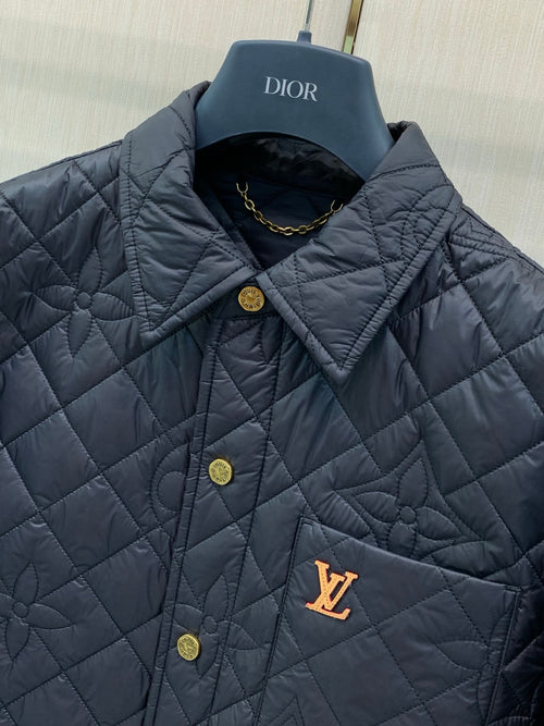 Louis Vuitton Men's Winter 2026 Casual Collared Padded Jacket