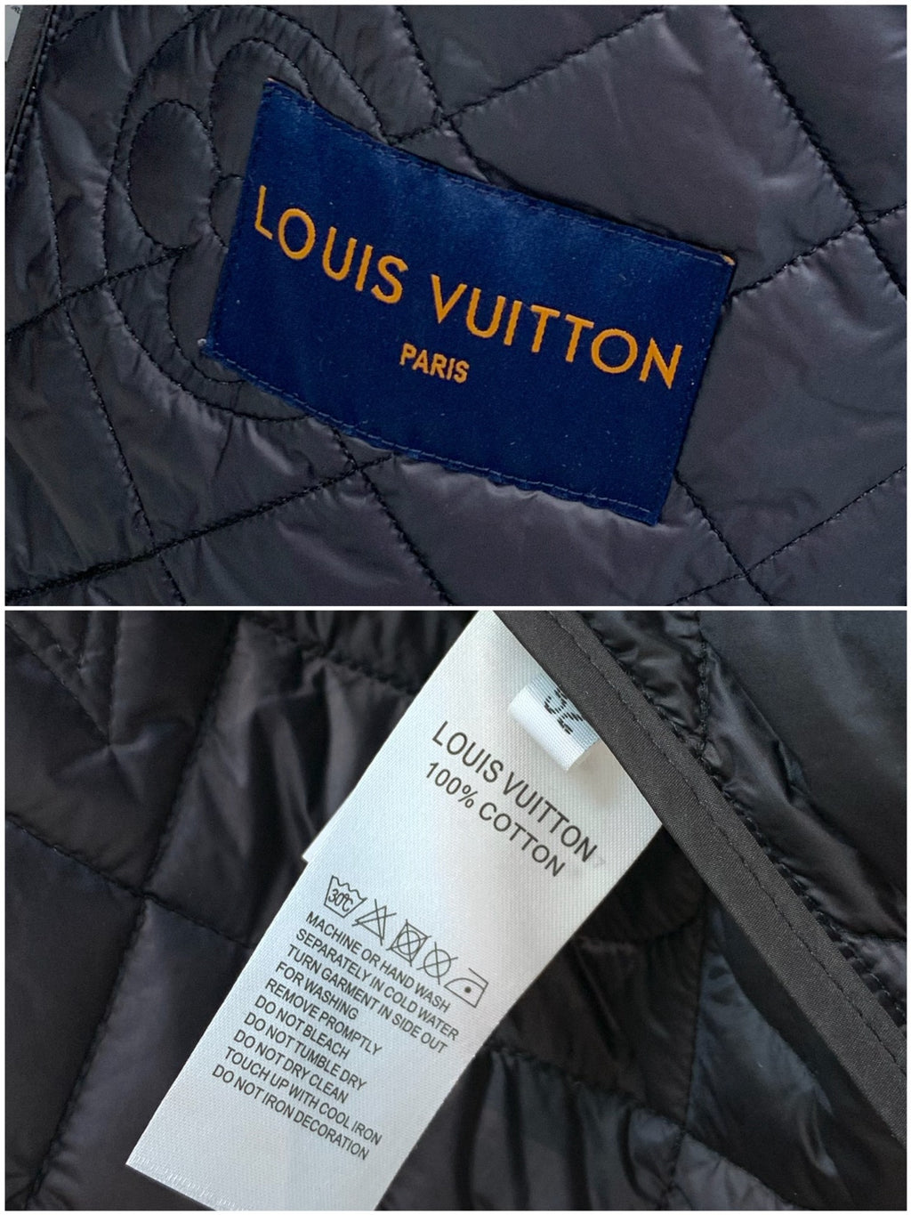 Louis Vuitton Men's Winter 2026 Casual Collared Padded Jacket