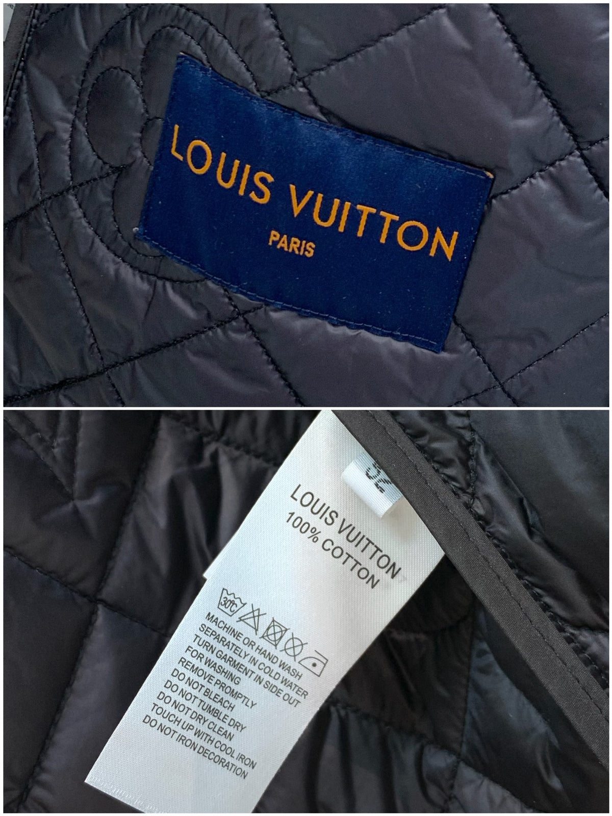 Louis Vuitton Men's Winter 2026 Casual Collared Padded Jacket