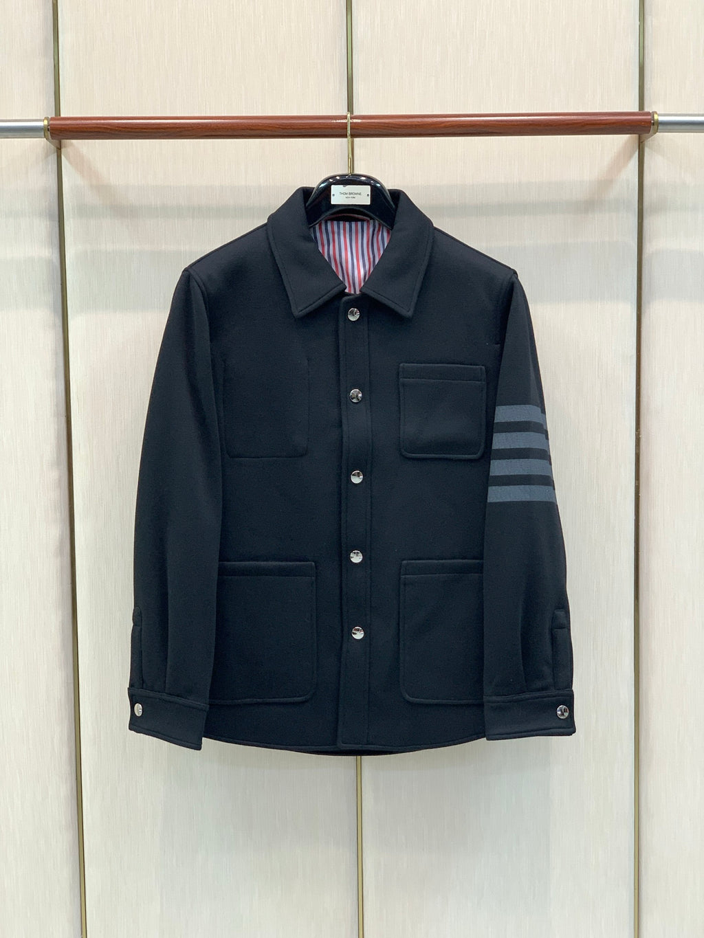 hom Browne Men's Winter 2026 Casual Collared Padded Jacket