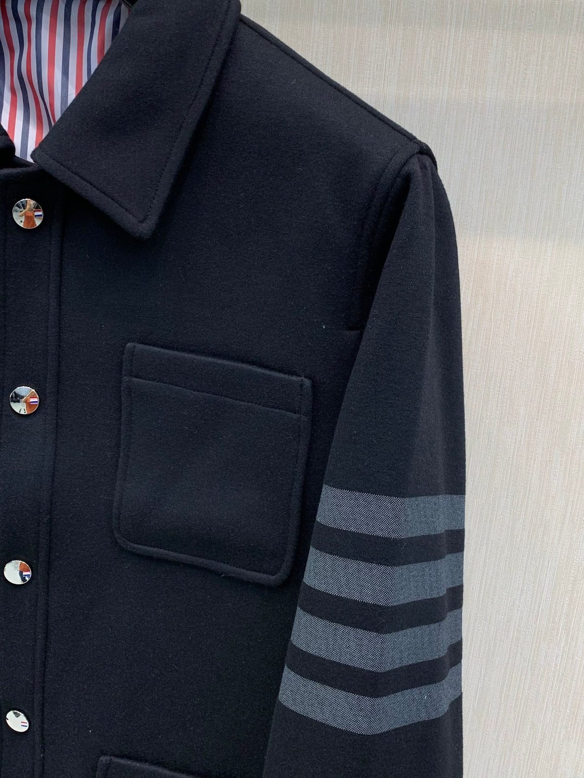 hom Browne Men's Winter 2026 Casual Collared Padded Jacket