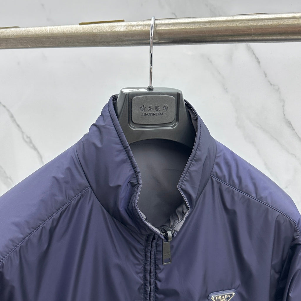 Prada Unisex Winter 2026 Reversible Stand-Collar Padded Jacket