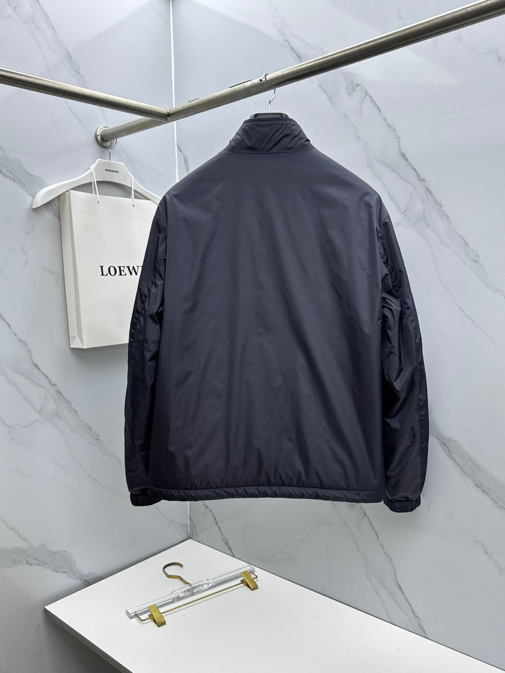 Prada Unisex Winter 2026 Reversible Stand-Collar Padded Jacket