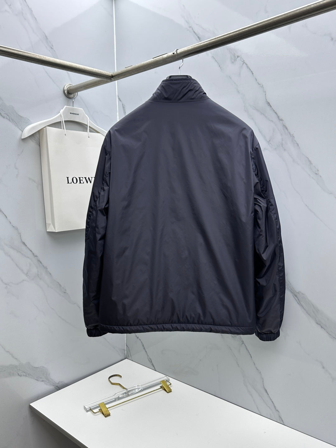 Prada Unisex Winter 2026 Reversible Stand-Collar Padded Jacket