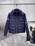 Prada Men's Winter 2026 Hooded Insulated Padded Jacket