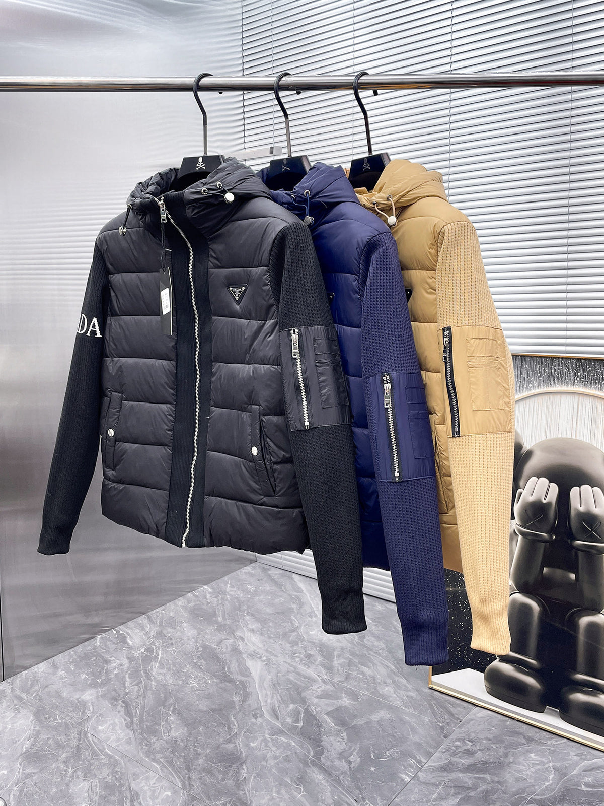 Prada Men's Winter 2026 Hooded Insulated Padded Jacket